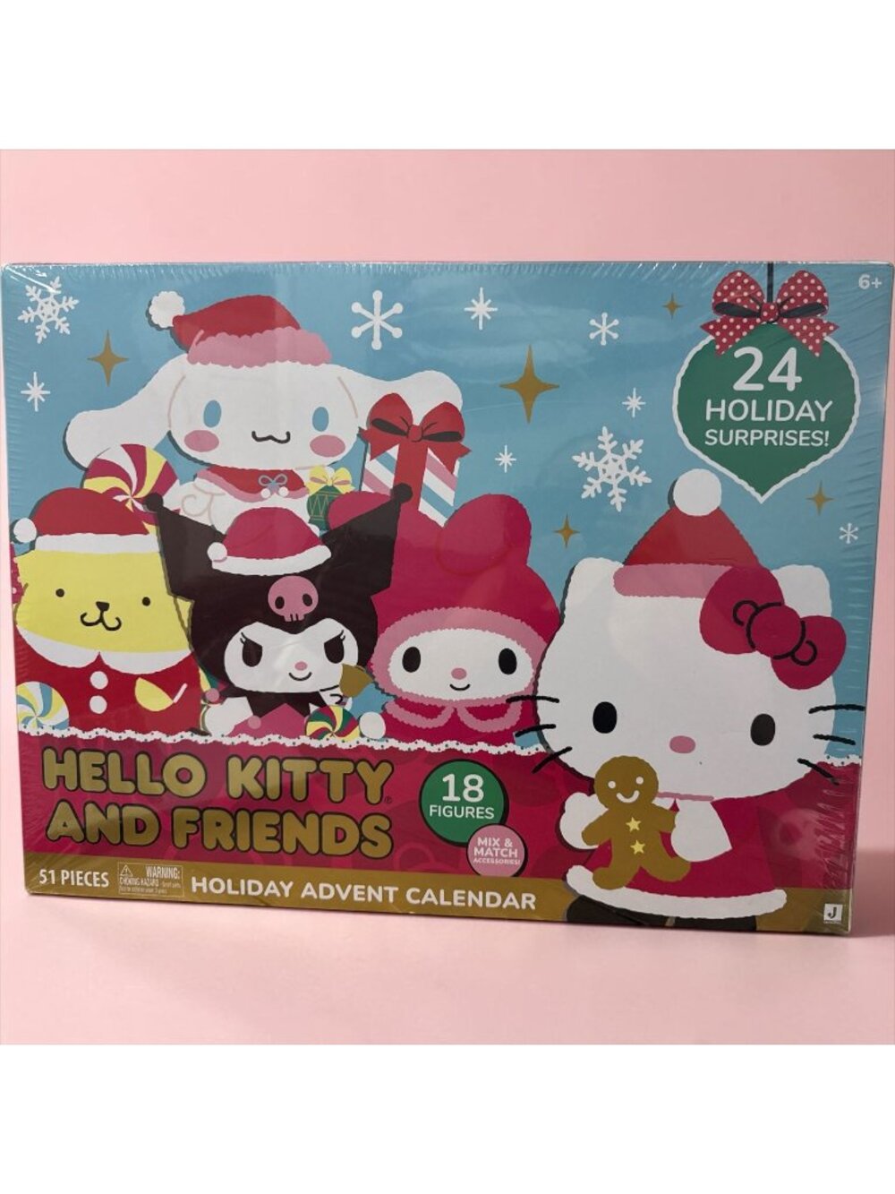 Hello Kitty & Friends Holiday Advent Calendar With 18 Figures & Mix-And-Match Ac